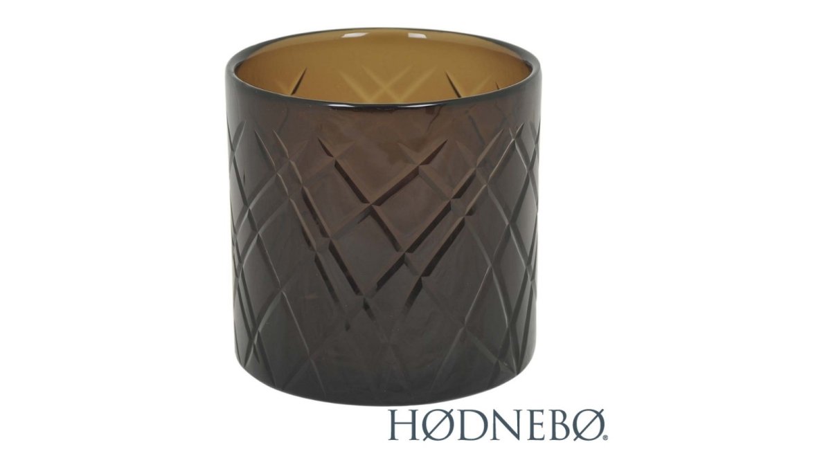 Hødnebø® Miranda glassvase, brun