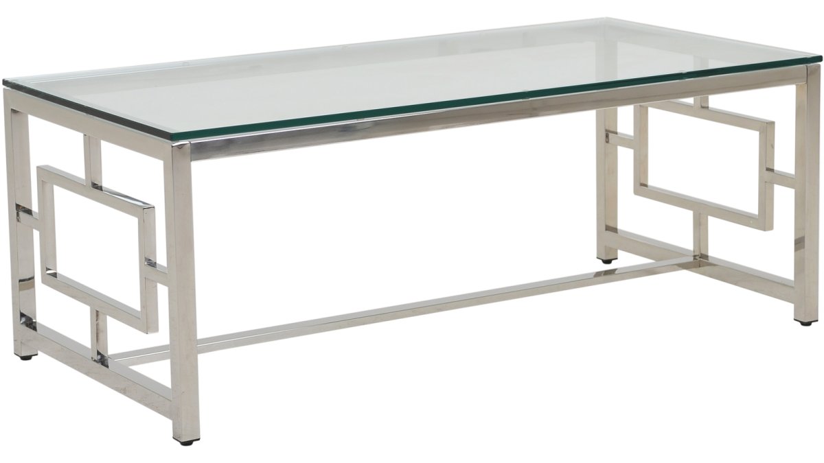 Patricia sofabord, glass/krom - Image 2