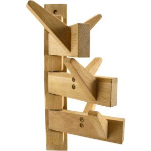 Skagen knaggrekke 6 knagger, eik