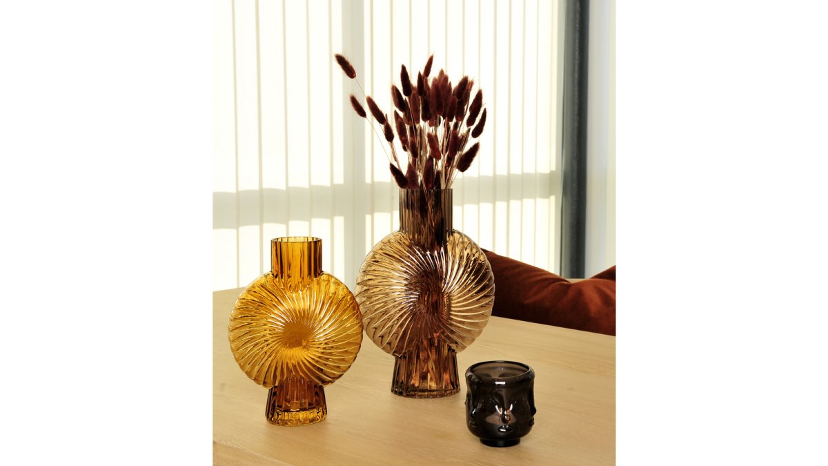 Amelia glassvase, brun - Image 5