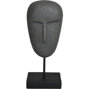 Skulpturmaske, svart