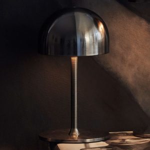 Sirius Tim lampe oppladbar sort nikkel 22cm