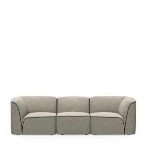 Flora 2.5-seater - Natural bouclé