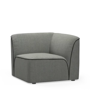 Flora corner module - Dark grey