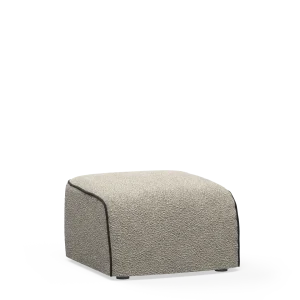 Flora pouf - Natural bouclé