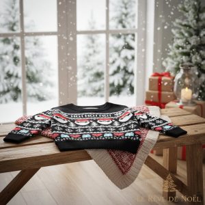 Juletrøye for barn med julenissen – ho ho ho